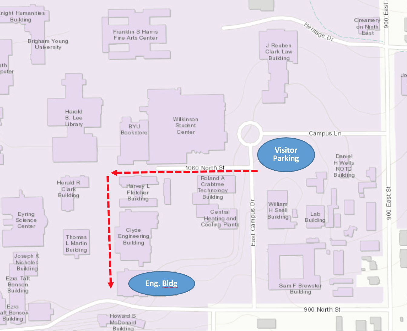 map of byu campus Directions map of byu campus